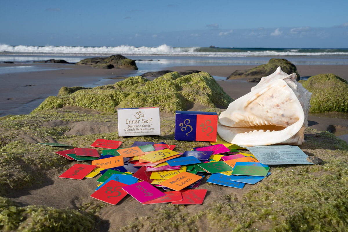 Inner Self Guidance Cards by the ocean, Byron Bay - Inner Self Guidance Cards page